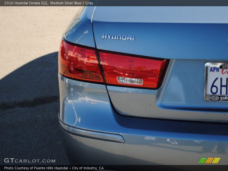 Medium Silver Blue / Gray 2010 Hyundai Sonata GLS