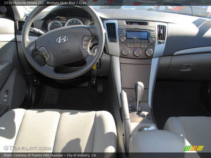 Medium Silver Blue / Gray 2010 Hyundai Sonata GLS