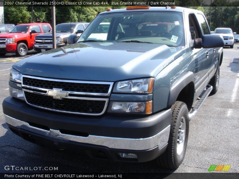 Blue Granite Metallic / Dark Charcoal 2007 Chevrolet Silverado 2500HD Classic LS Crew Cab 4x4