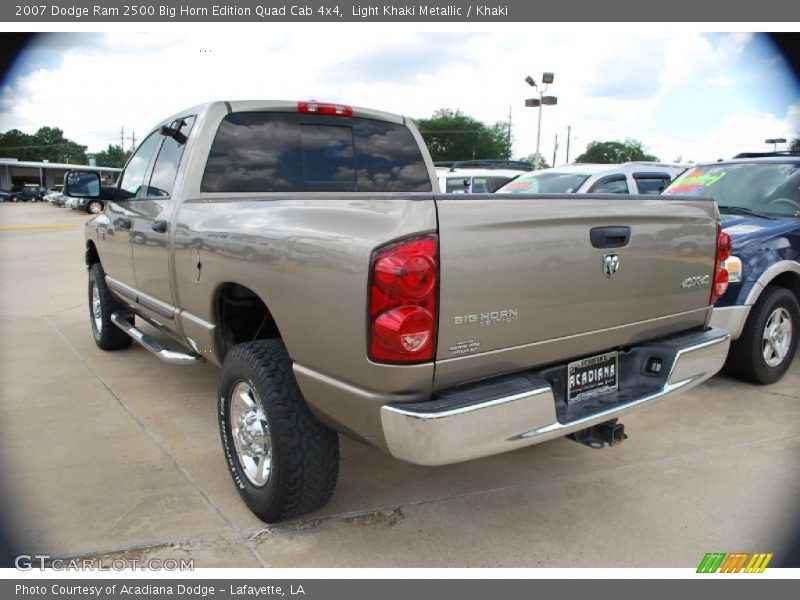 Light Khaki Metallic / Khaki 2007 Dodge Ram 2500 Big Horn Edition Quad Cab 4x4