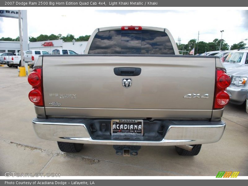 Light Khaki Metallic / Khaki 2007 Dodge Ram 2500 Big Horn Edition Quad Cab 4x4