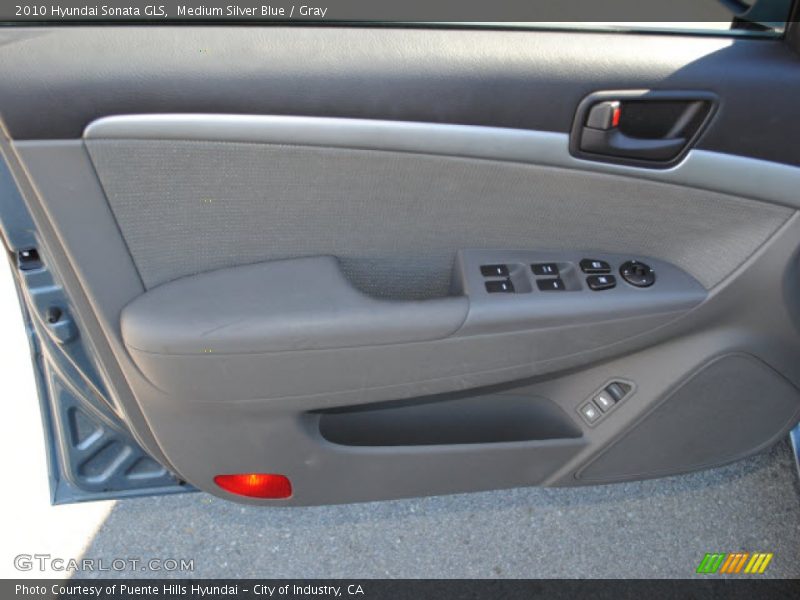 Medium Silver Blue / Gray 2010 Hyundai Sonata GLS