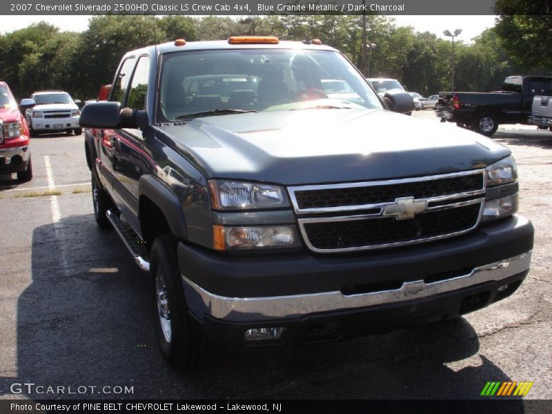 Blue Granite Metallic / Dark Charcoal 2007 Chevrolet Silverado 2500HD Classic LS Crew Cab 4x4