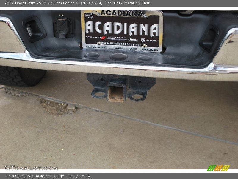 Light Khaki Metallic / Khaki 2007 Dodge Ram 2500 Big Horn Edition Quad Cab 4x4
