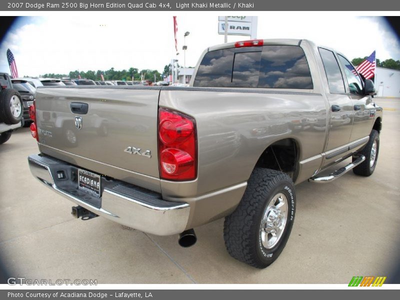 Light Khaki Metallic / Khaki 2007 Dodge Ram 2500 Big Horn Edition Quad Cab 4x4