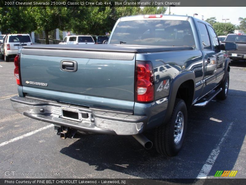 Blue Granite Metallic / Dark Charcoal 2007 Chevrolet Silverado 2500HD Classic LS Crew Cab 4x4