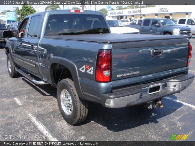 Blue Granite Metallic / Dark Charcoal 2007 Chevrolet Silverado 2500HD Classic LS Crew Cab 4x4
