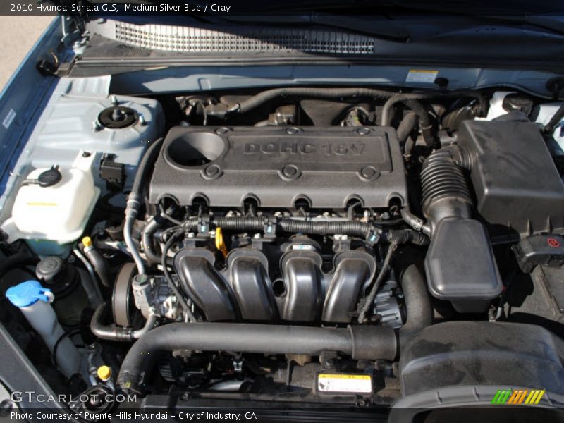 Medium Silver Blue / Gray 2010 Hyundai Sonata GLS