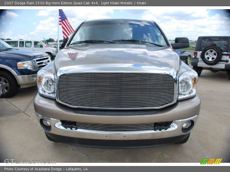 Light Khaki Metallic / Khaki 2007 Dodge Ram 2500 Big Horn Edition Quad Cab 4x4