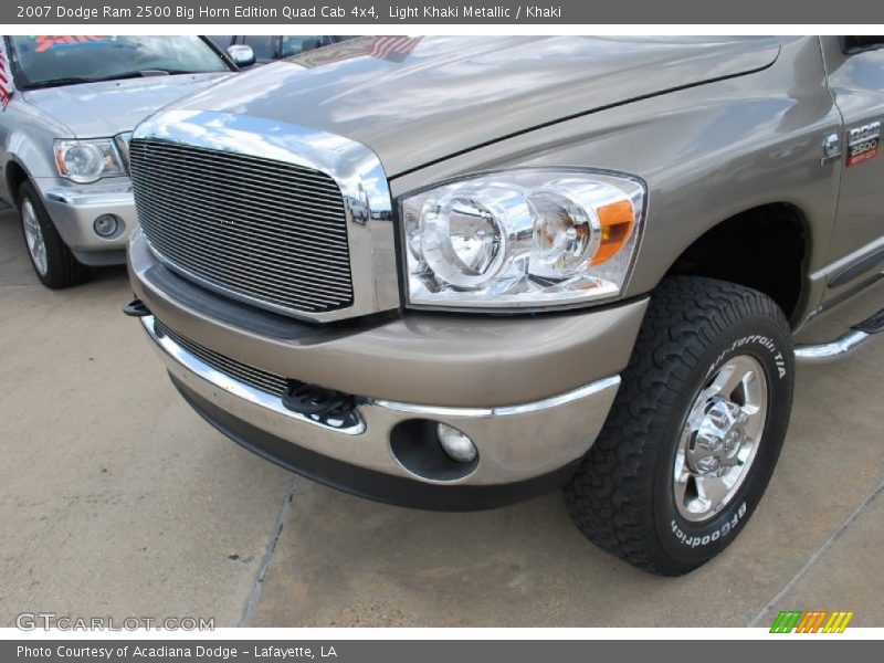 Light Khaki Metallic / Khaki 2007 Dodge Ram 2500 Big Horn Edition Quad Cab 4x4