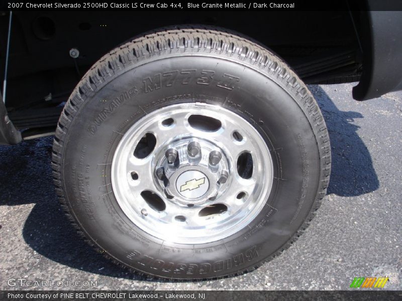 Blue Granite Metallic / Dark Charcoal 2007 Chevrolet Silverado 2500HD Classic LS Crew Cab 4x4
