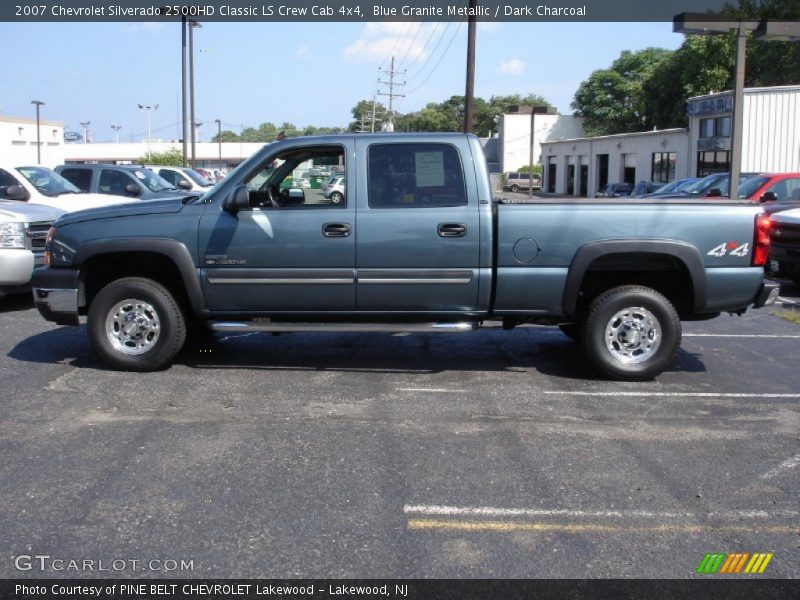 Blue Granite Metallic / Dark Charcoal 2007 Chevrolet Silverado 2500HD Classic LS Crew Cab 4x4