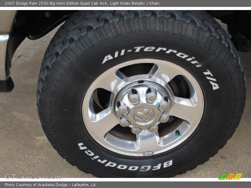 Light Khaki Metallic / Khaki 2007 Dodge Ram 2500 Big Horn Edition Quad Cab 4x4