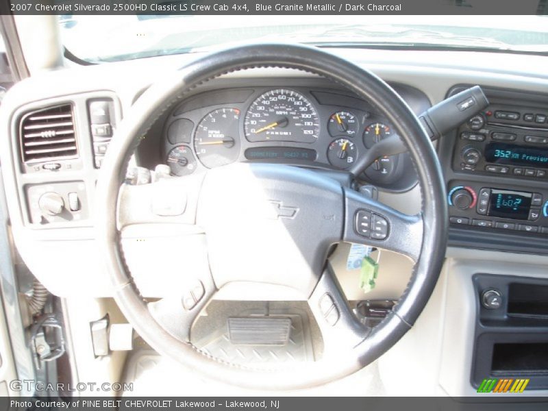 Blue Granite Metallic / Dark Charcoal 2007 Chevrolet Silverado 2500HD Classic LS Crew Cab 4x4