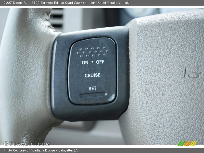 Light Khaki Metallic / Khaki 2007 Dodge Ram 2500 Big Horn Edition Quad Cab 4x4