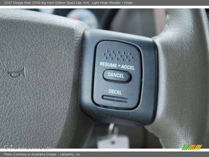 Light Khaki Metallic / Khaki 2007 Dodge Ram 2500 Big Horn Edition Quad Cab 4x4