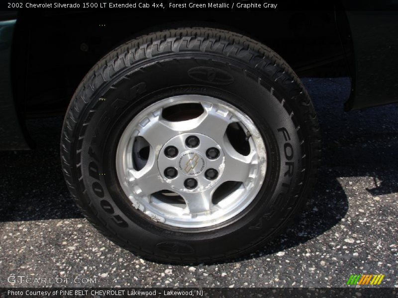 Forest Green Metallic / Graphite Gray 2002 Chevrolet Silverado 1500 LT Extended Cab 4x4