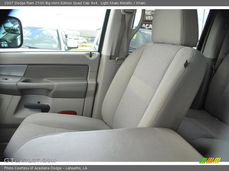 Light Khaki Metallic / Khaki 2007 Dodge Ram 2500 Big Horn Edition Quad Cab 4x4