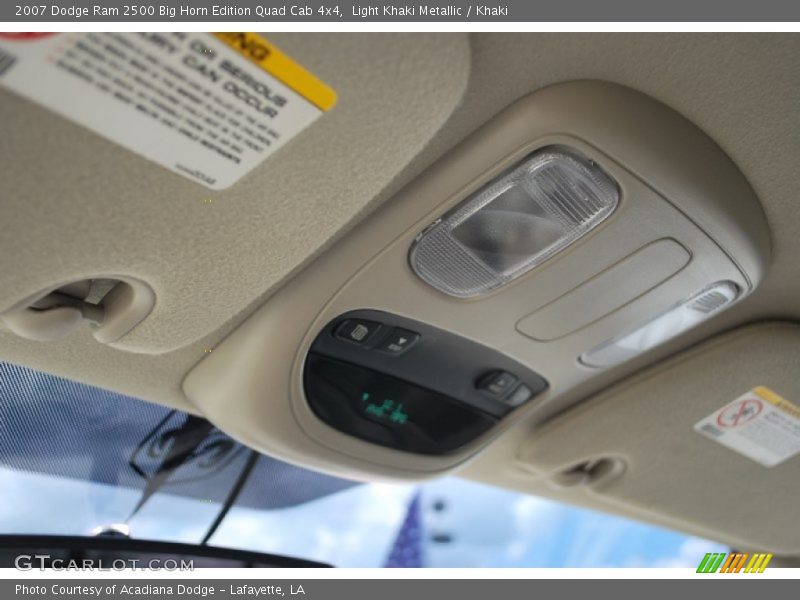 Light Khaki Metallic / Khaki 2007 Dodge Ram 2500 Big Horn Edition Quad Cab 4x4