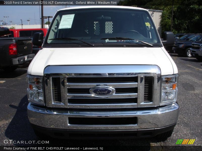 Oxford White / Medium Flint 2010 Ford E Series Van E250 XLT Commericial
