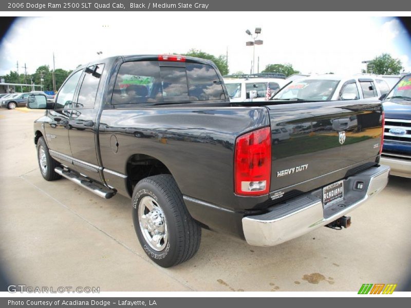 Black / Medium Slate Gray 2006 Dodge Ram 2500 SLT Quad Cab