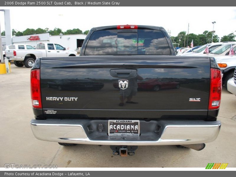 Black / Medium Slate Gray 2006 Dodge Ram 2500 SLT Quad Cab