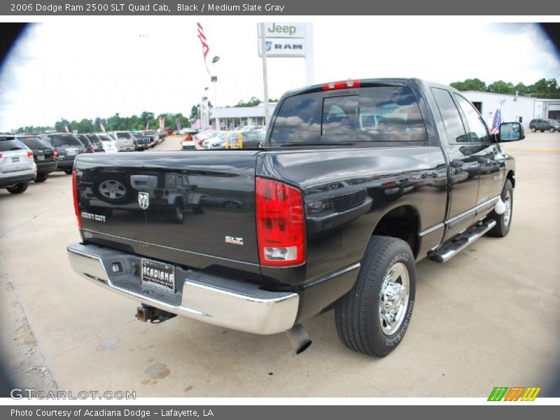 Black / Medium Slate Gray 2006 Dodge Ram 2500 SLT Quad Cab