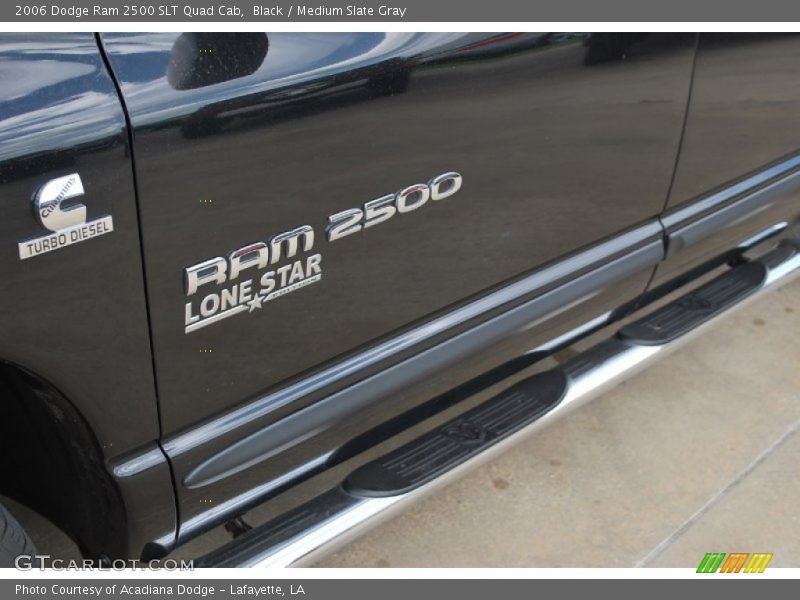 Black / Medium Slate Gray 2006 Dodge Ram 2500 SLT Quad Cab