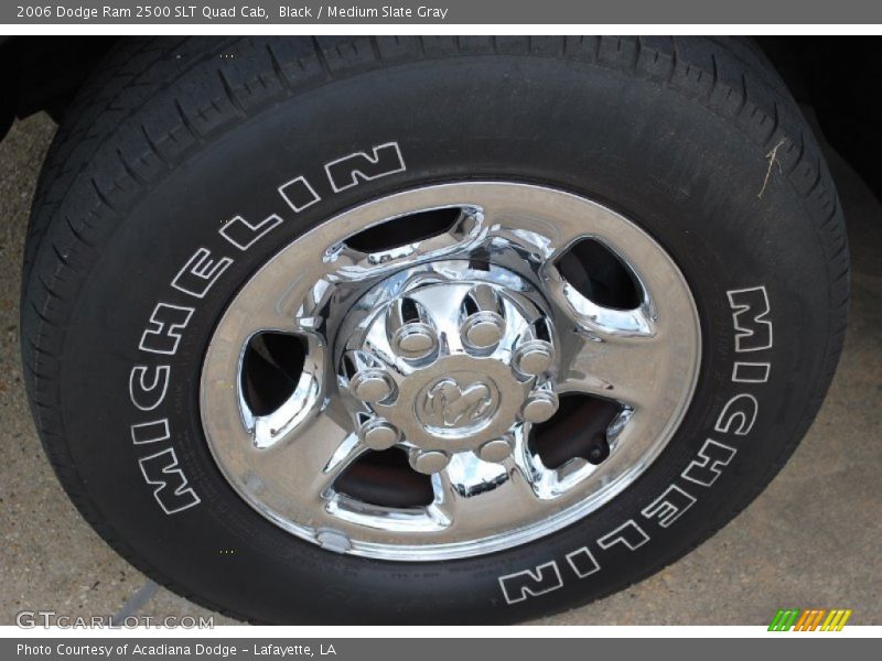 Black / Medium Slate Gray 2006 Dodge Ram 2500 SLT Quad Cab