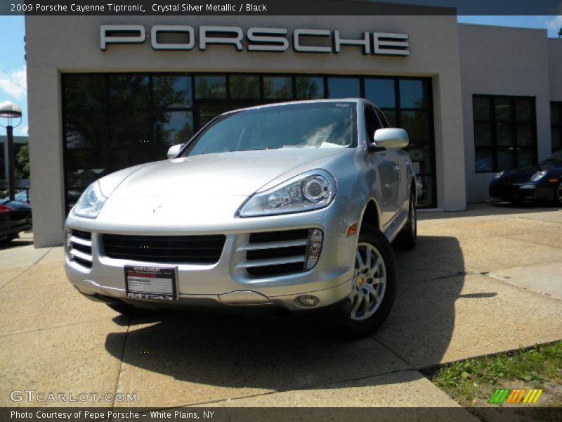 Crystal Silver Metallic / Black 2009 Porsche Cayenne Tiptronic