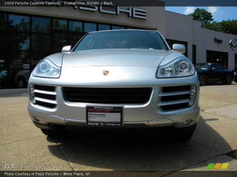 Crystal Silver Metallic / Black 2009 Porsche Cayenne Tiptronic