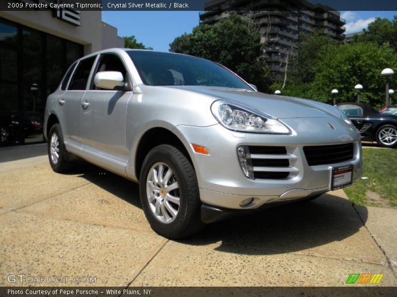 Crystal Silver Metallic / Black 2009 Porsche Cayenne Tiptronic