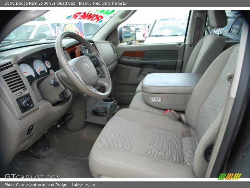 Black / Medium Slate Gray 2006 Dodge Ram 2500 SLT Quad Cab