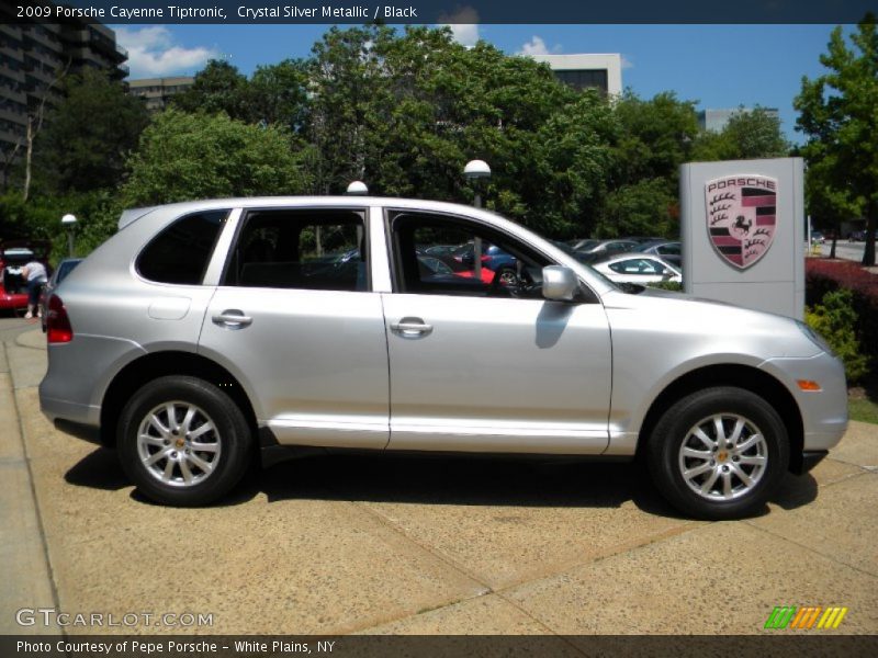 Crystal Silver Metallic / Black 2009 Porsche Cayenne Tiptronic