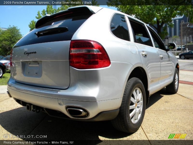 Crystal Silver Metallic / Black 2009 Porsche Cayenne Tiptronic