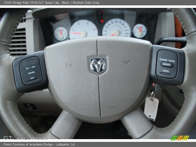 Black / Medium Slate Gray 2006 Dodge Ram 2500 SLT Quad Cab