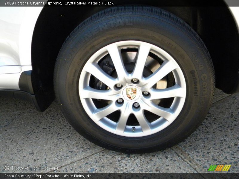 Crystal Silver Metallic / Black 2009 Porsche Cayenne Tiptronic