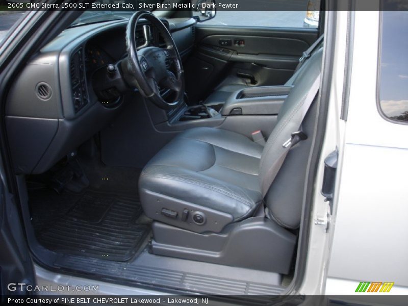 Silver Birch Metallic / Dark Pewter 2005 GMC Sierra 1500 SLT Extended Cab