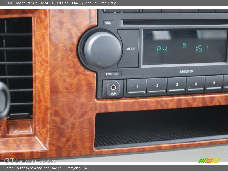 Black / Medium Slate Gray 2006 Dodge Ram 2500 SLT Quad Cab