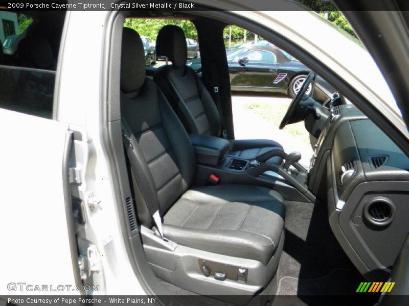 Crystal Silver Metallic / Black 2009 Porsche Cayenne Tiptronic