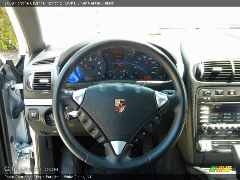 Crystal Silver Metallic / Black 2009 Porsche Cayenne Tiptronic