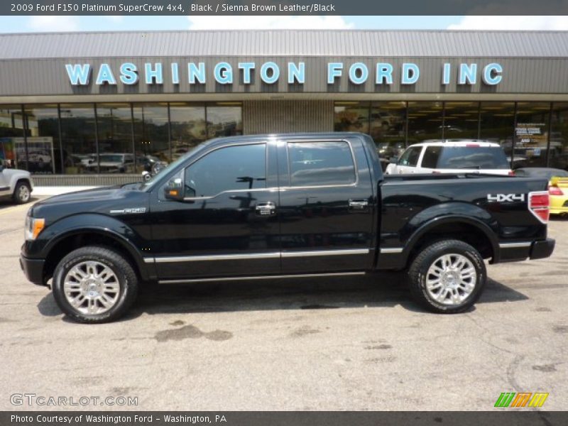 Black / Sienna Brown Leather/Black 2009 Ford F150 Platinum SuperCrew 4x4