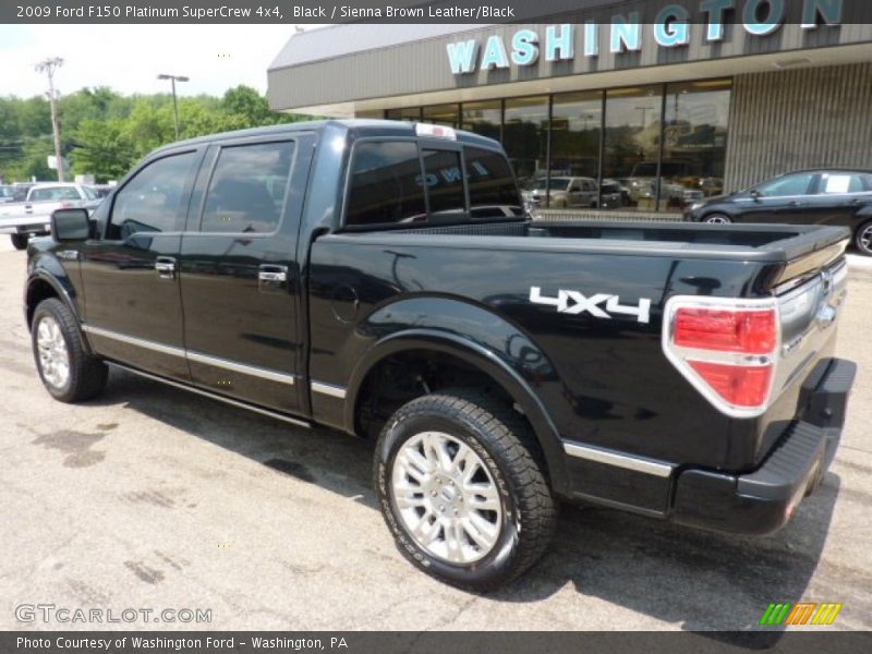 Black / Sienna Brown Leather/Black 2009 Ford F150 Platinum SuperCrew 4x4