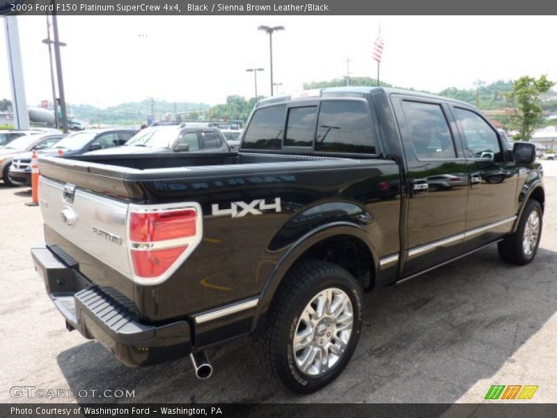 Black / Sienna Brown Leather/Black 2009 Ford F150 Platinum SuperCrew 4x4