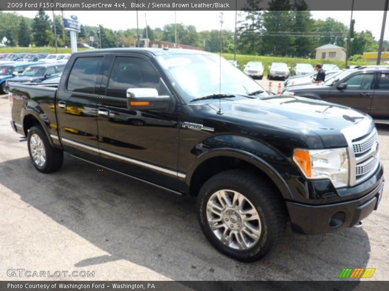 Black / Sienna Brown Leather/Black 2009 Ford F150 Platinum SuperCrew 4x4