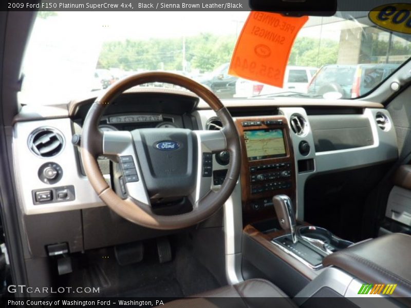 Black / Sienna Brown Leather/Black 2009 Ford F150 Platinum SuperCrew 4x4