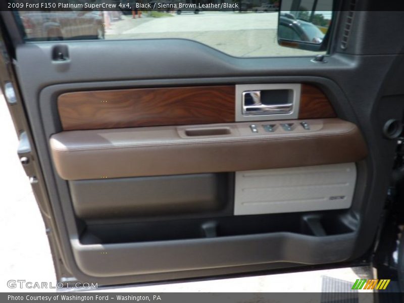 Black / Sienna Brown Leather/Black 2009 Ford F150 Platinum SuperCrew 4x4