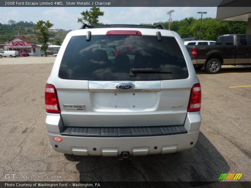 Silver Metallic / Charcoal 2008 Ford Escape Limited 4WD