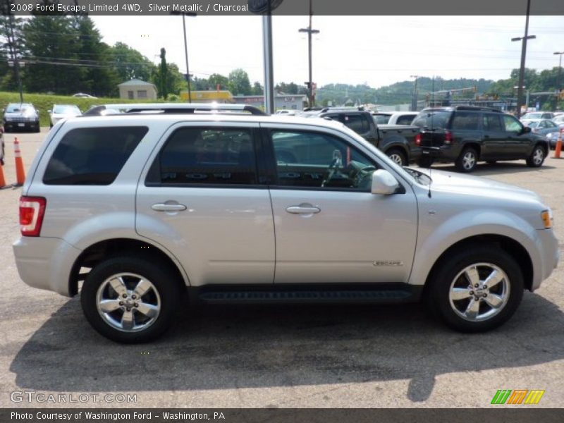 Silver Metallic / Charcoal 2008 Ford Escape Limited 4WD