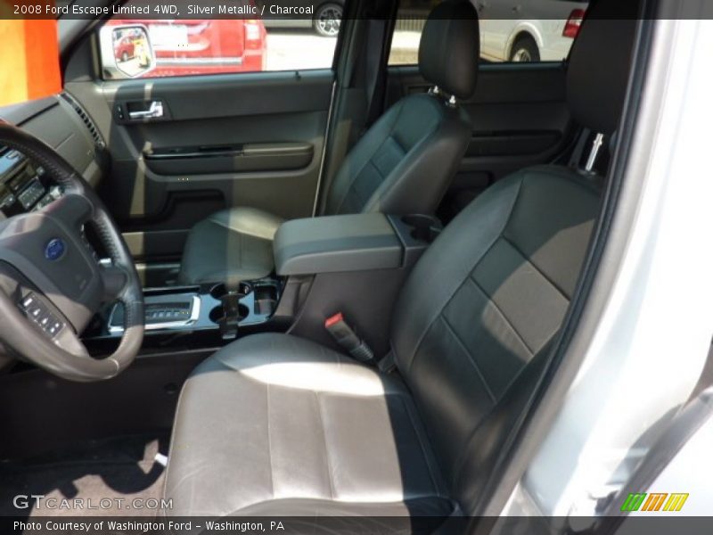 Silver Metallic / Charcoal 2008 Ford Escape Limited 4WD